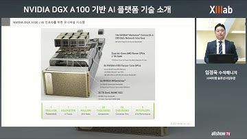 NVIDIA DGX A100 기반 AI 플랫폼 기술 소개 | 씨이랩 | 올쇼TV