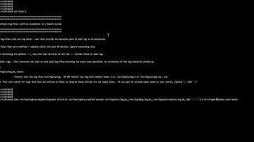 pattern log file monitor - scan log files in different directories with one log check