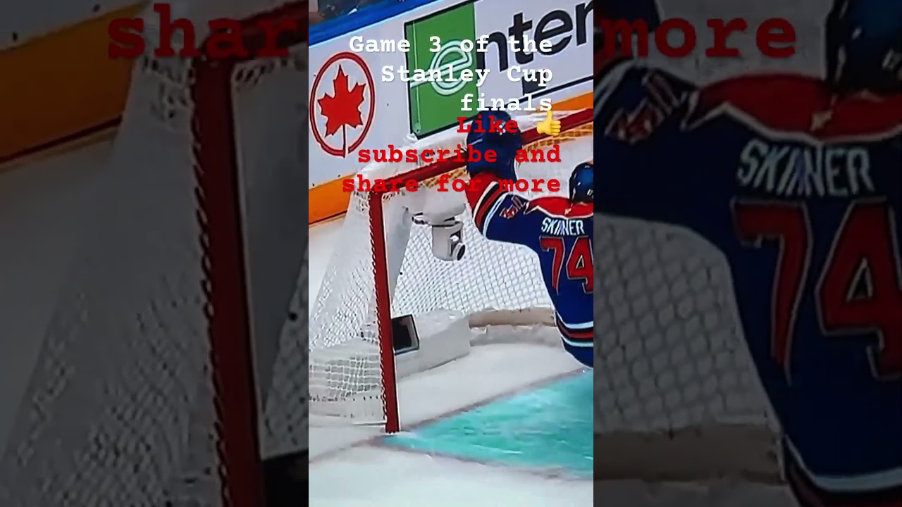 The Stanly cup finals Edmonton Vs Panthers 🐆 lets see how takes game 3 of the series come check