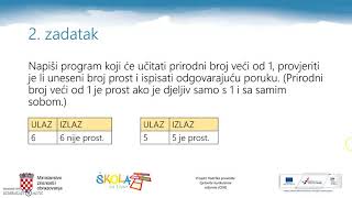 Informatika 2. r SŠ - Osnovni algoritmi u Pythonu – 2. dio