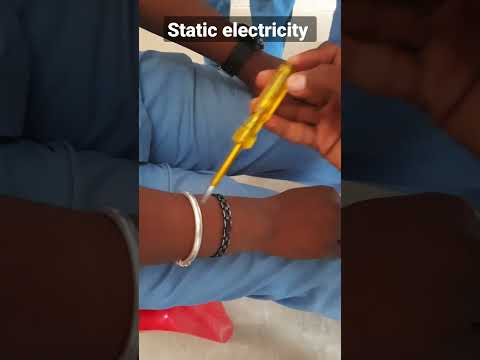 Static electricity in a Human Body.