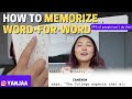 How to Memorize Word-for-word (IN LESS THAN 5 MINUTES - TRY IT YOURSELF!)