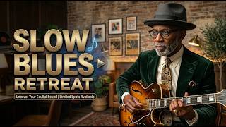 Slow Blues Retreat | Midnight Blues Guitar Playlist for Calm Nights and Heavy Hearts