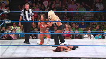 Knockouts Championship: Gail Kim vs. Angelina Love vs. Madison Rayne vs. Brittany (July 10, 2014)