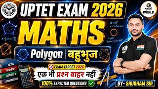 #UPTET 2026: MATHS TOPIC - POLYGON  MATHS - UPTET  BY- SHUBHAM SIR