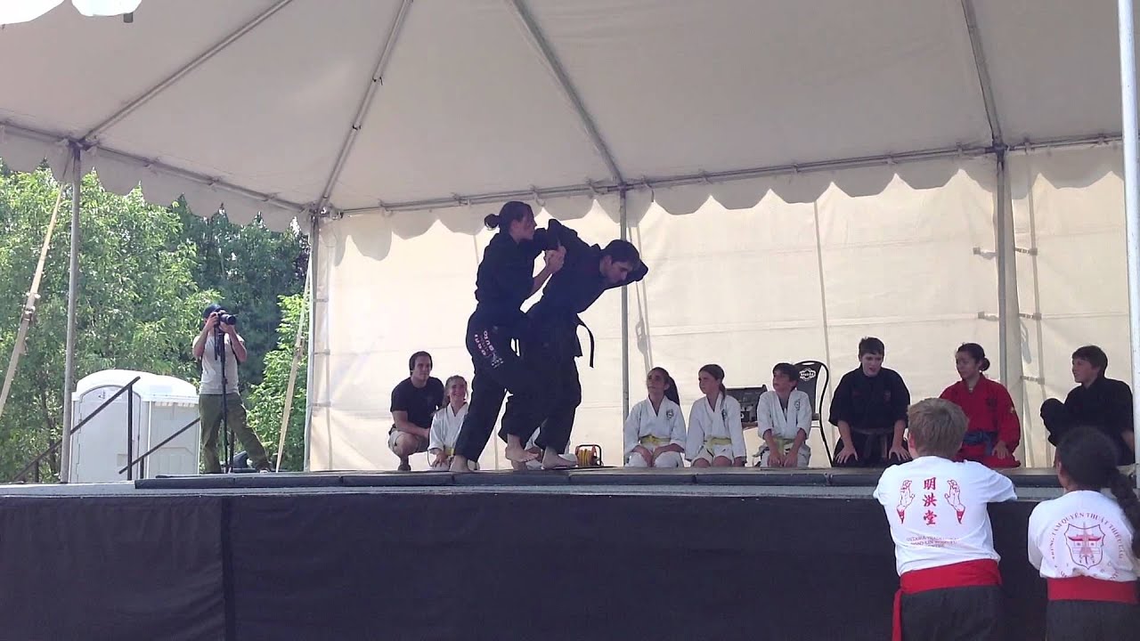 Ottawa Fishing Festival Martial Arts Demonstrations Therien Jiu