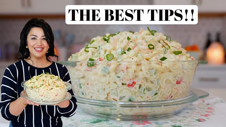 Easy Macaroni Pasta Salad Recipe | Creamy Cold Deli Pasta Salad