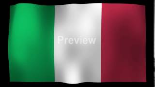 Italy Flag Loop 4K