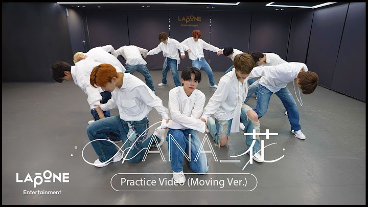 INI｜'HANA_花' Practice Video (Moving Ver.)