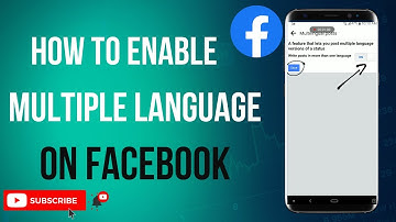 How to Enable Multiple Language on Facebook