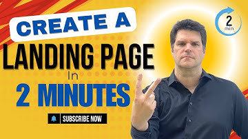 How To Create a Landing Page For Your Business In 2 minutes Using AI