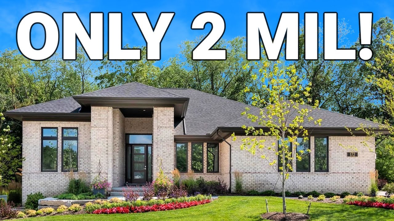 Inside a 2 MILLION DOLLAR New Home near Detroit Michigan