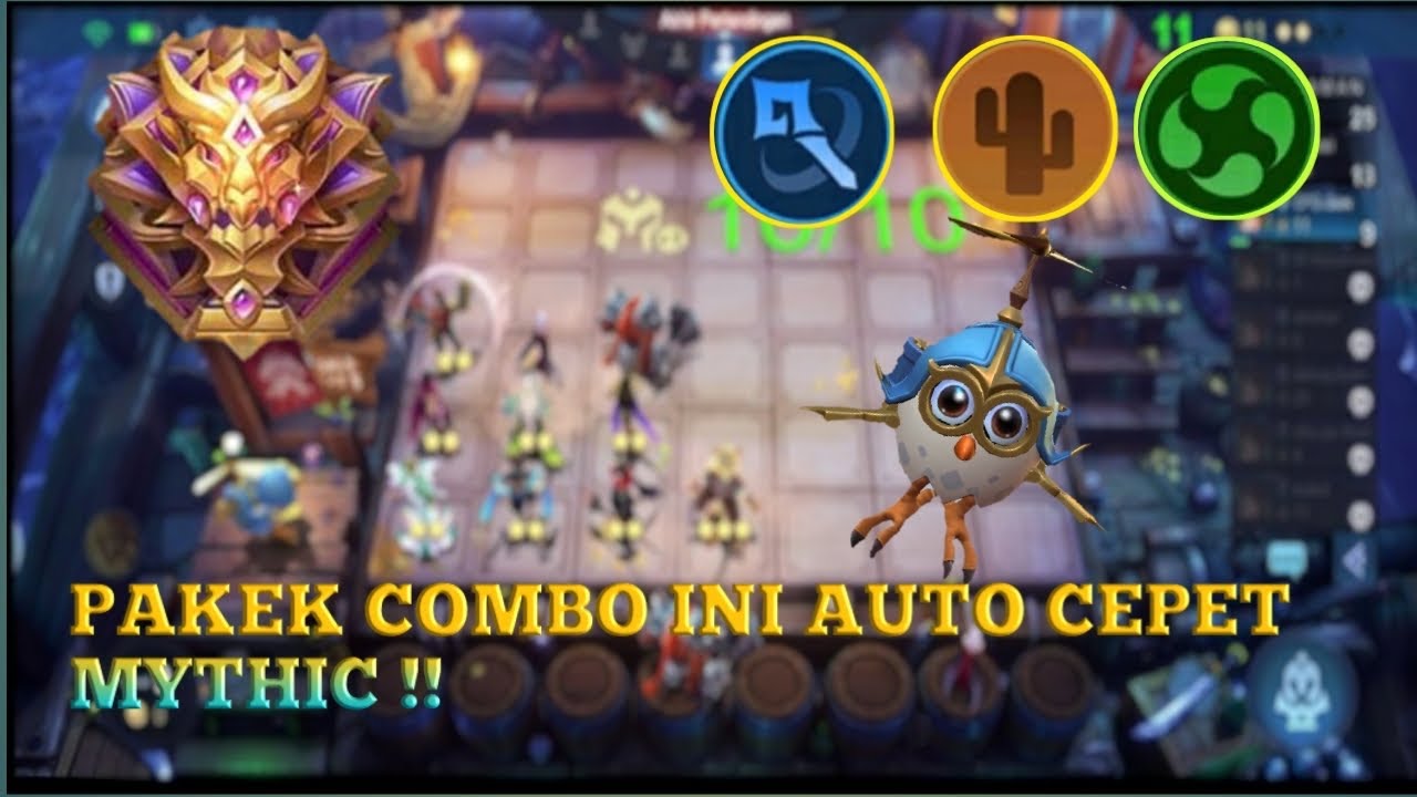 PAKEK COMBO INI AUTO CEPAT MYTHIC MAGIC CHESS