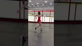 Off-ice single Axel jump ⛸️