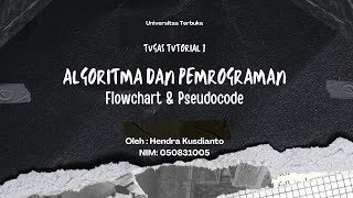 Tugas Tutorial 1 Algoritma dan Pemrograman