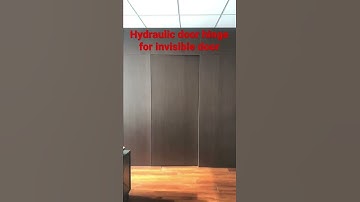 Hydraulic door hinge for invisible door