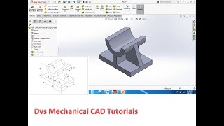 Solidworks Basic tutorial || Extruded boss base|| Feature|| Sketch || Convert entities||