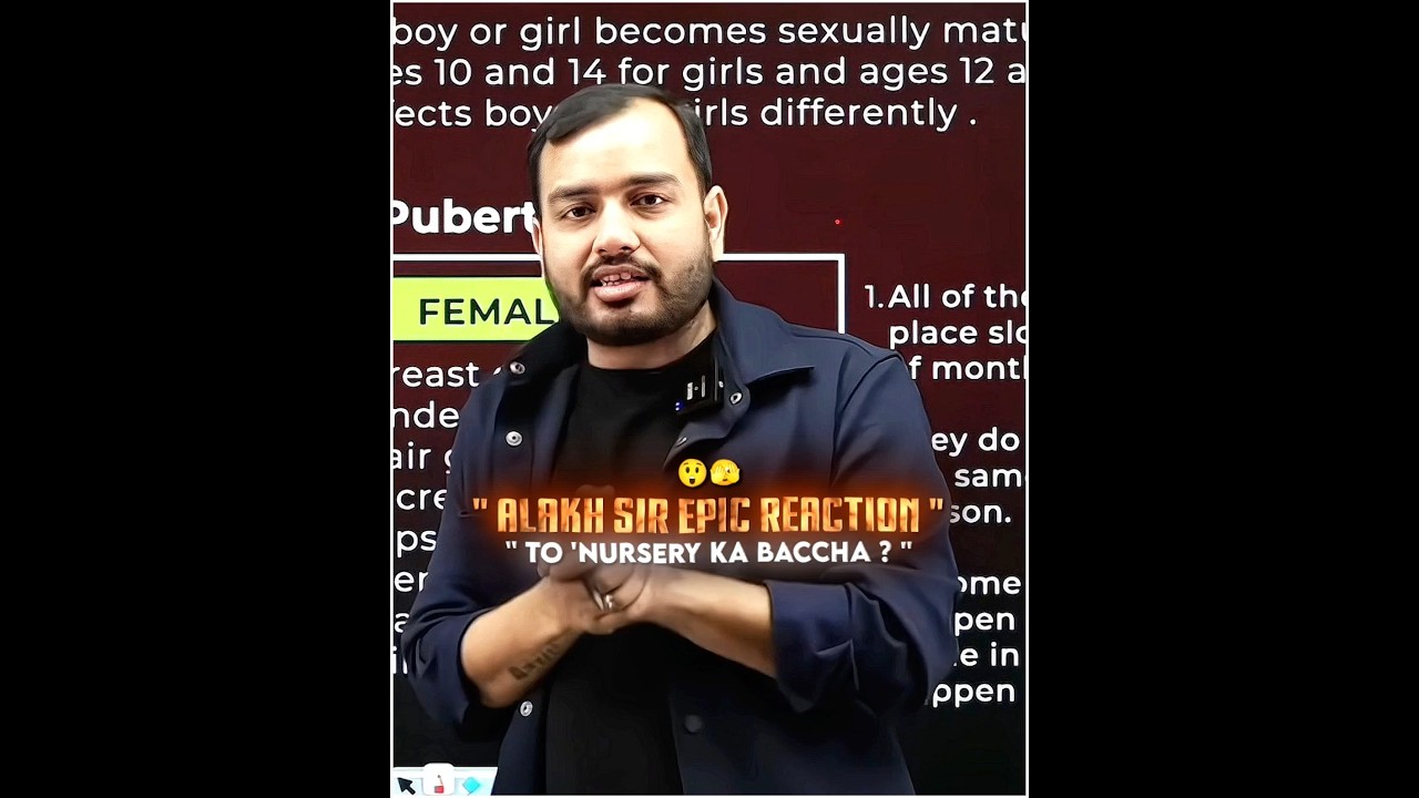 Alakh Sir Epic Reaction 😲☠️ 