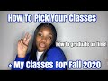 How To Pick Your Classes + My Classes For Fall 2020 | Howard University | Zakia Tookes