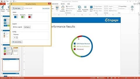 Create a Doughnut Chart with multiple Series using the Engage PowerPoint add-in