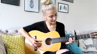 learning how to play the guitar