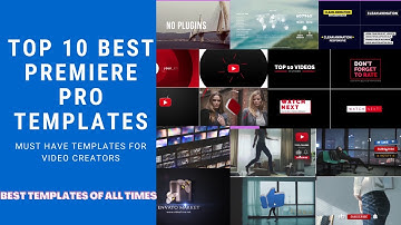 Top 10 Premiere Pro Templates for Video Creators