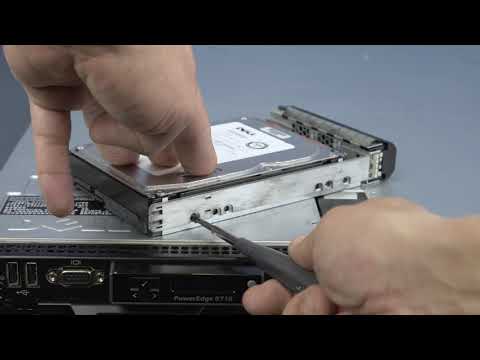Dell Poweredge R710 Hard Drive Installation