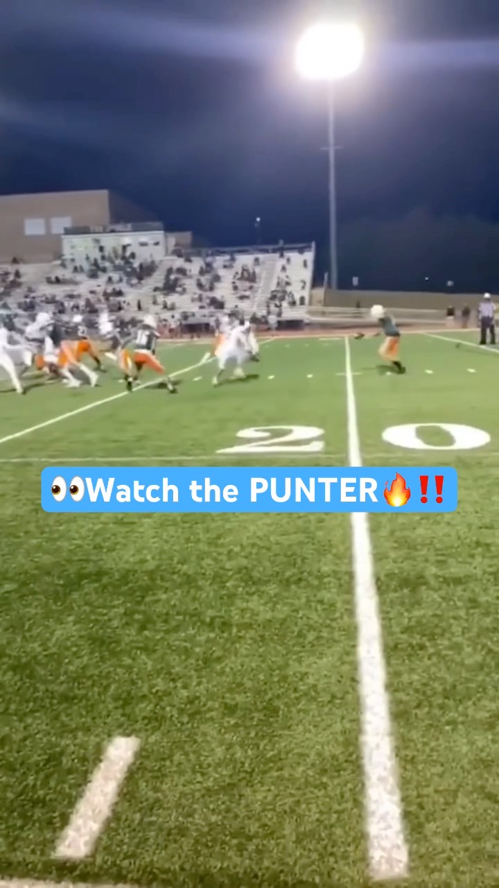 Punter had them shook ?? #shorts