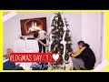 VLOGMAS DAY 1 | SHOPPING + DECORATING FOR CHRISTMAS!