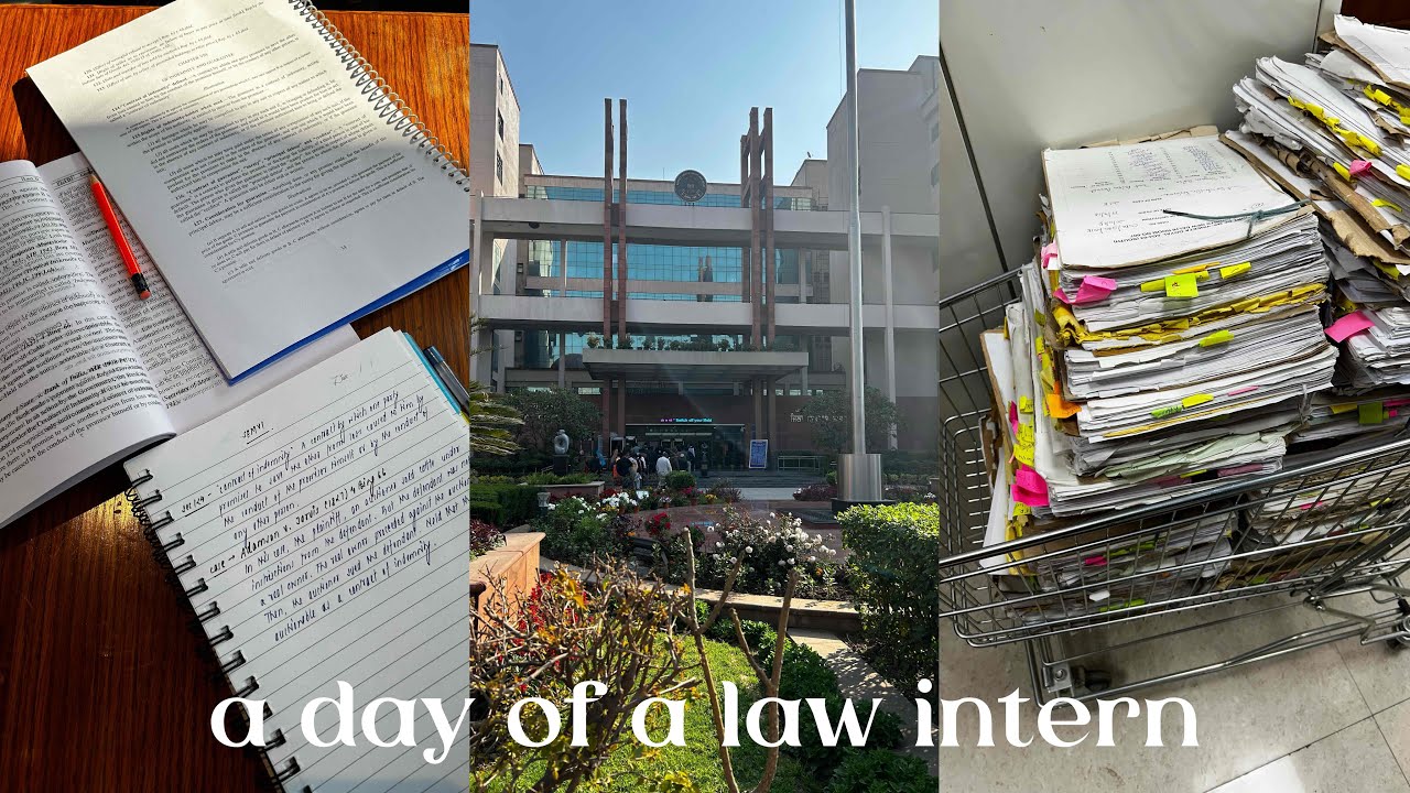 A day in my life as a Law Intern ⚖️ - YouTube