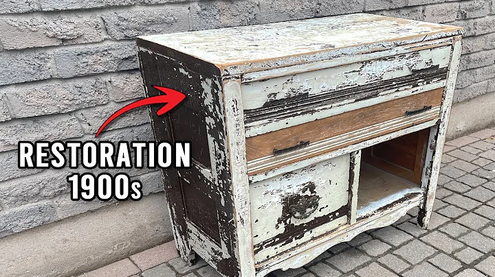 Restoring An ELM Washstand (AMAZING WOOD GRAIN REVEALED)