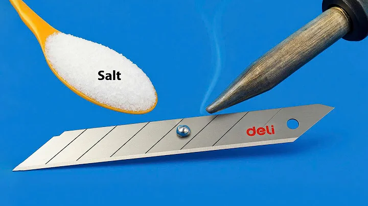 Why Didn't I Know This Sooner! Put Salt in Soldering Iron and Got Great Results! | Inventor Hacks