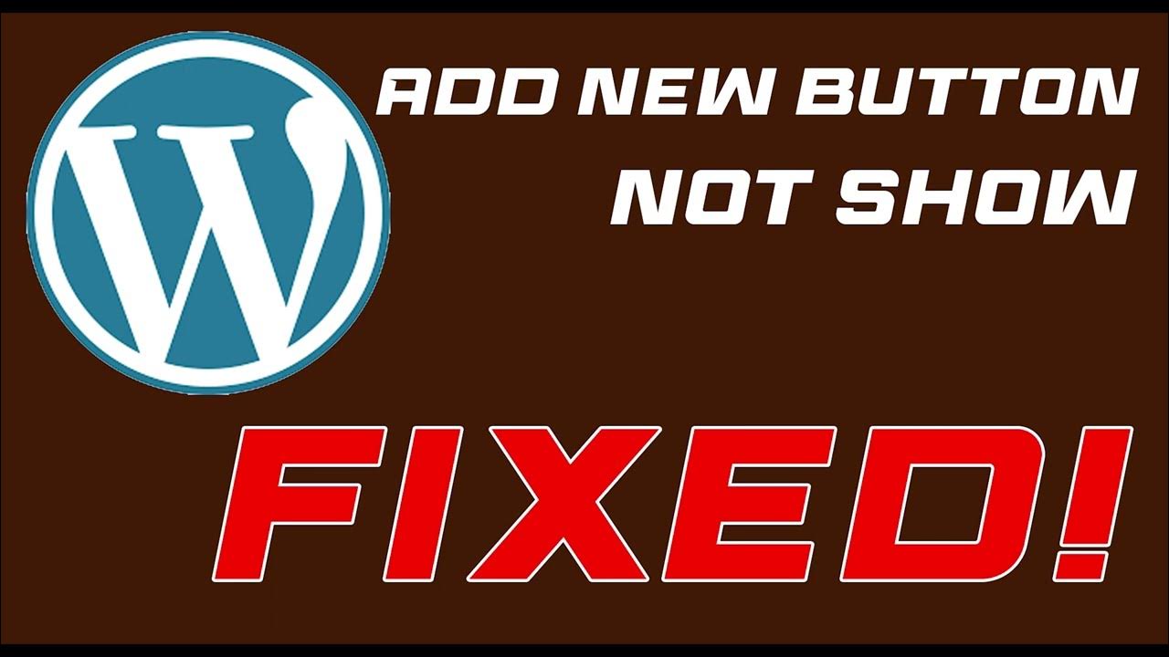 How to Fix Add New Plugin Menu not Showing in WordPress in Bangla YouTube