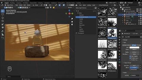 Using Gobo Light Textures for Realistic Lighting in Blender