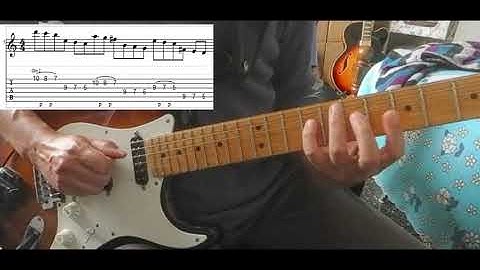 Paul Gilbert Legato-Picked String Skipping Lick (with tabs) - DP