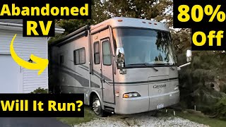 Abandoned Motorhome RV Unknown Issues