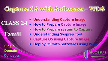 #24 How to Capture Image with softwares using WDS Demo in Tamil | #windows #windowsserver #Huzefa