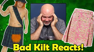 Kilt Maker Reacts to Bad Kilts, Kilt Costumes, Fashion Kilts