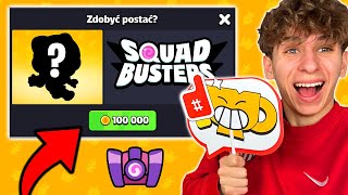 KUPIŁEM NAJDROŻSZĄ POSTAĆ w SQUAD BUSTERS za 100.000 MONET!🤯