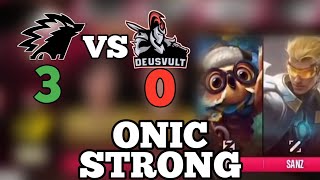 ONIC IS VERY STRONG AND DEUSVULT DOWNS LOWER BRACKET 🤯🤯 | ONIC VS DEUSVULT M5