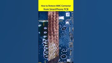 How to Remove MMC Connector from Mobile PCB #DeSoldering #shorts