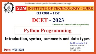 Introduction to Python Programming