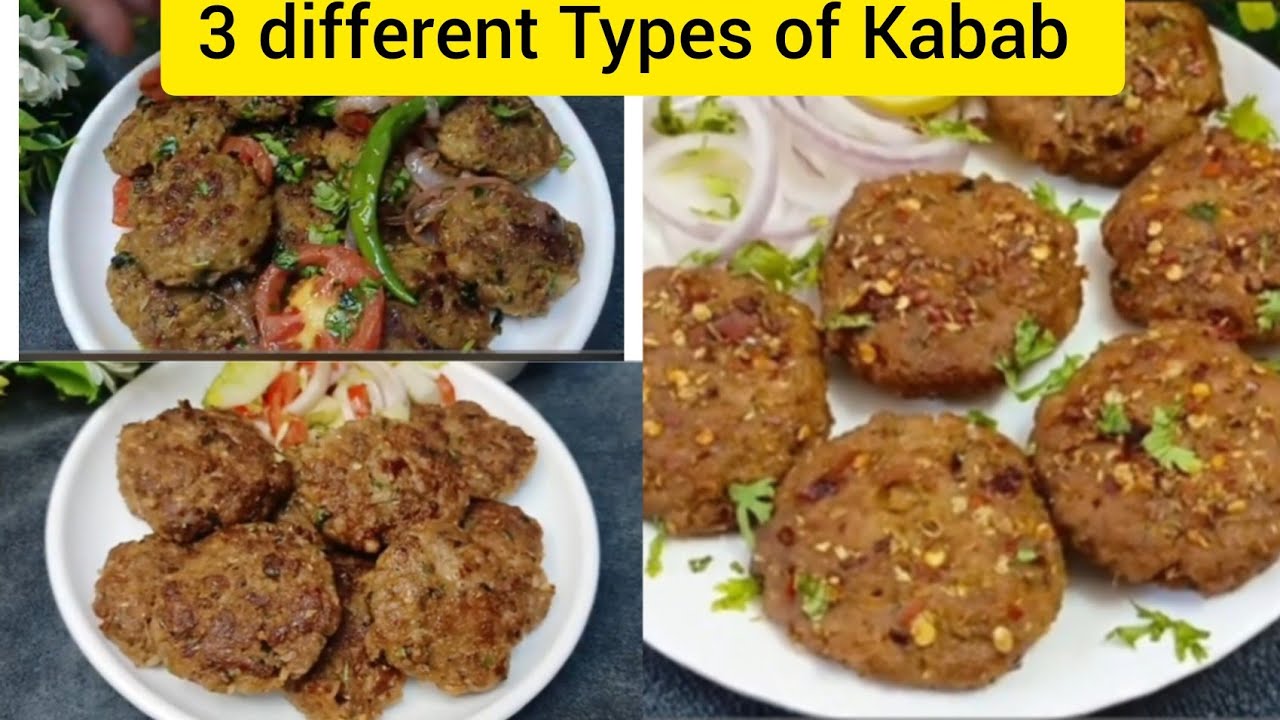 Bakra Eid Special| 3 Different types of Kabab Recipes ...