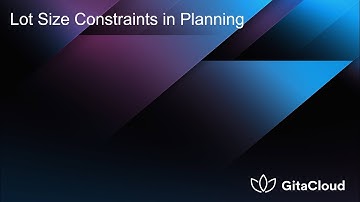 Lot Sizes - Part 5 - SAP IBP Explainer Video from GitaCloud