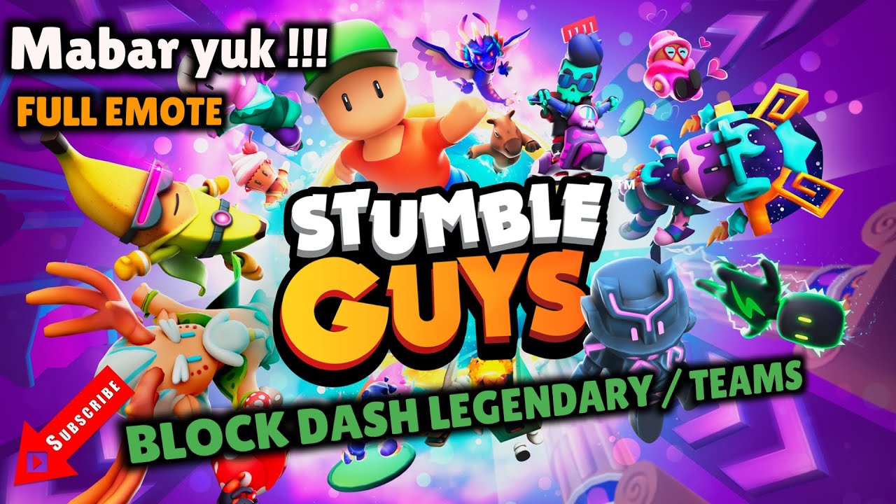 LIVE STREAMING STUMBLE GUYS - LEGENDARY BLOCK DASH SERVER ASIA 