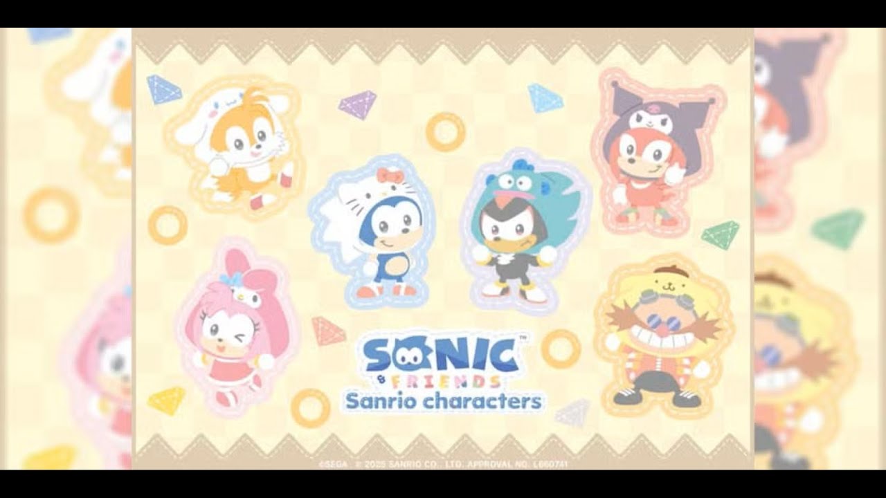 Sonic x Hello Kitty PLUSH COLLECTION Revealed! - Release Date 