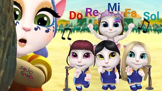 My Talking Angela 2 😍 Squid Game But its not Do Re Mi Fa Sol🎶📢 🤕