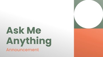 Ask Me Anything Announcement Video Template (Editable)