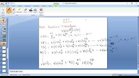 2.7 Introduction to FFT