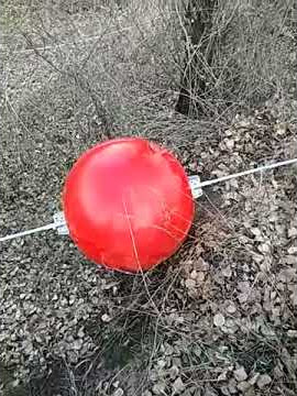 Aircraft Warning Ball/Obstruction Marking Sphere For Transmission Line